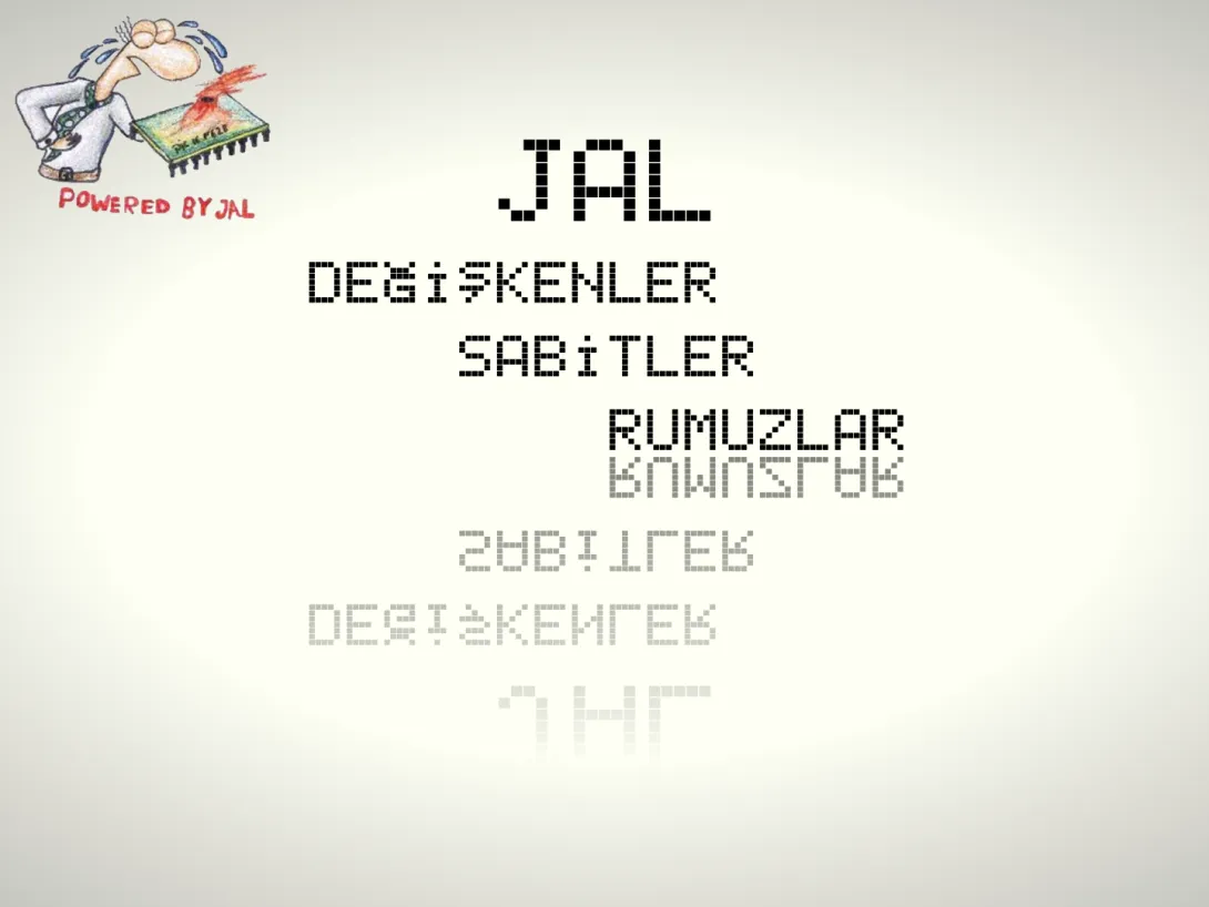 JAL | Değişkenler sabitler rumuzlar